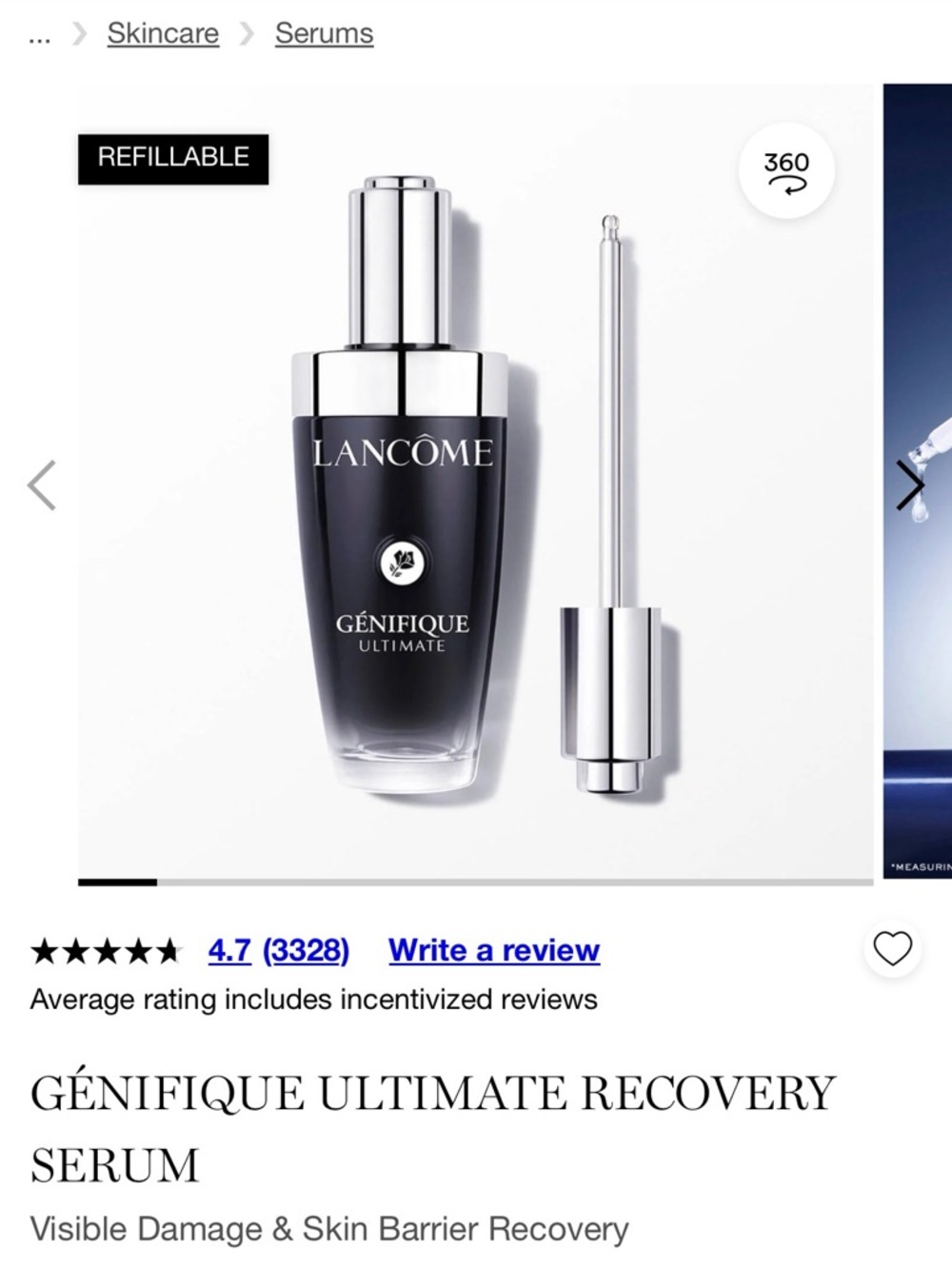 Lancôme Skincare Set – White, Blue, Black, Purple, Silver Accents - Picture 4 of 8